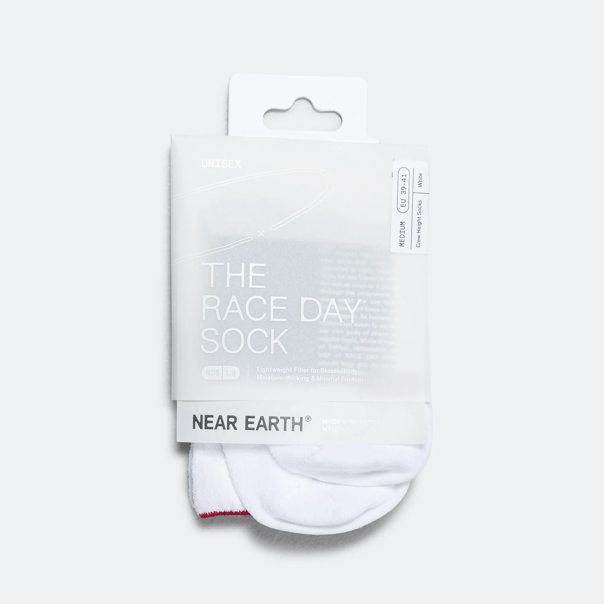 The Race Day Sock Crew - White