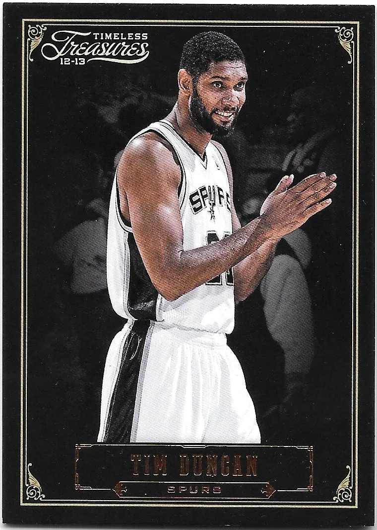 Tim Duncan, #89, 2012-13 Panini Timeless Treasures Basketball NBA