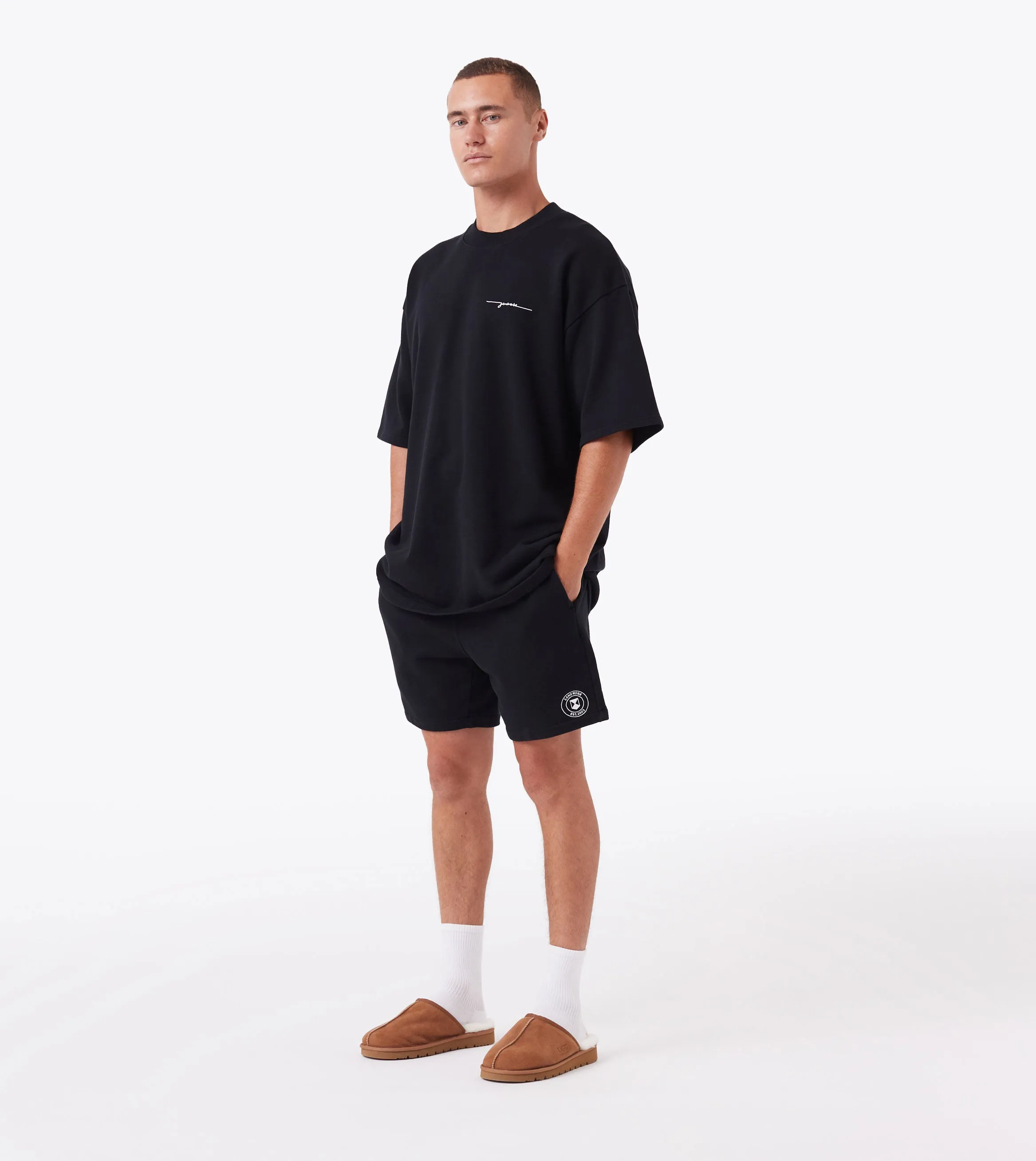 Training Sweat Short Black