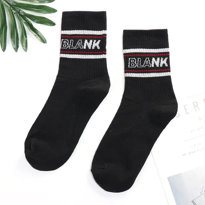 Trends high quality fashion socks Man Women's sports Cotton basketball pattern happy  sales digital Pair socks