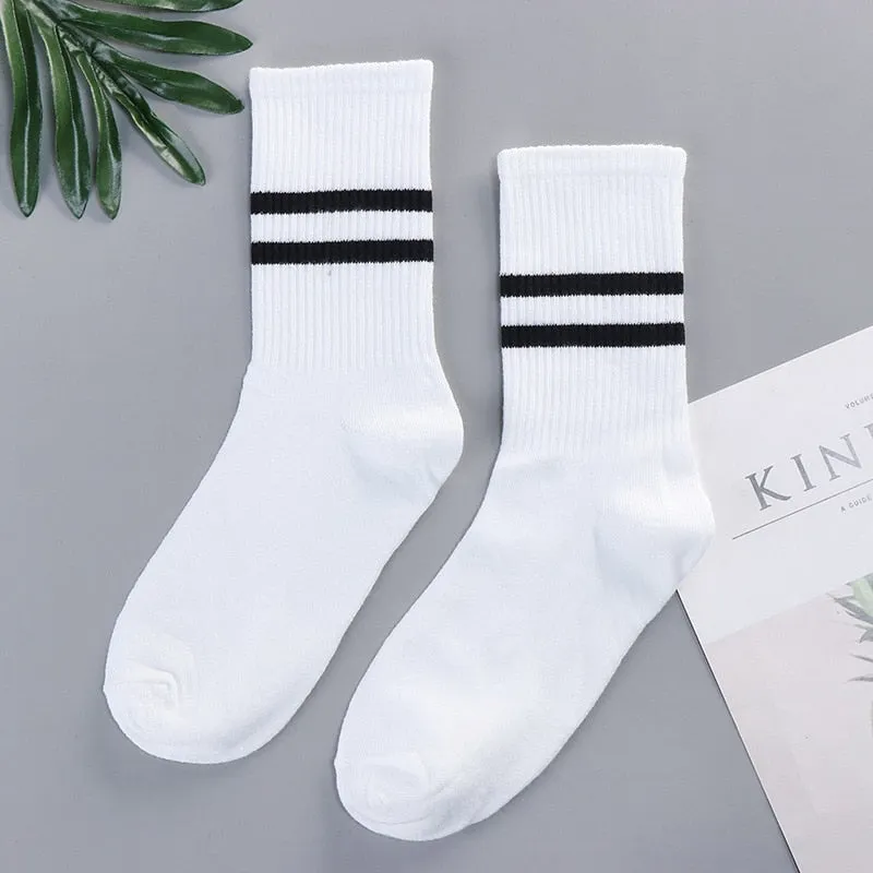 Trends high quality fashion socks Man Women's sports Cotton basketball pattern happy  sales digital Pair socks