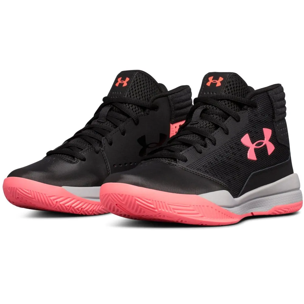 Under Armour Black/Elemental/Brilliance Jet Basketball Shoe