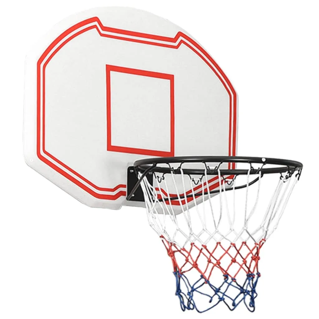 vidaXL Basketball Backboard White 90x60x2 cm Polyethene