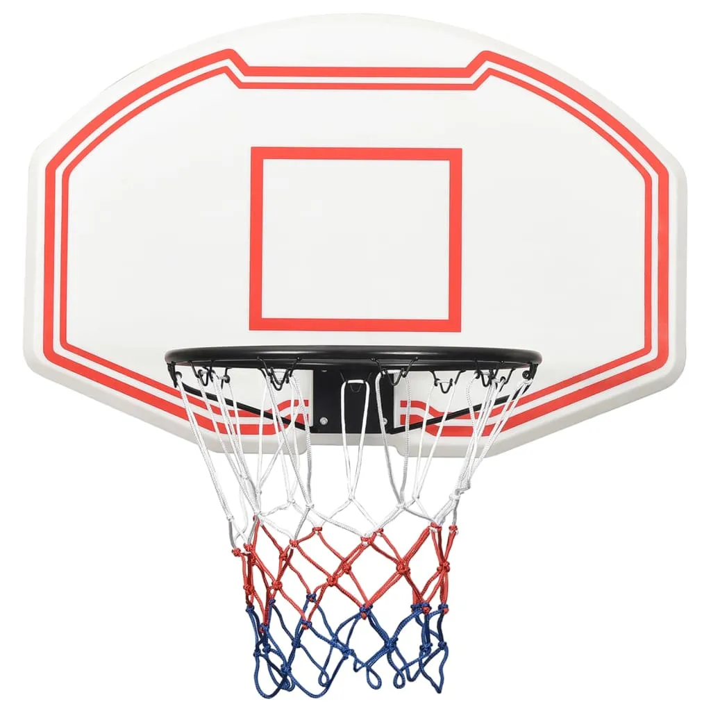 vidaXL Basketball Backboard White 90x60x2 cm Polyethene