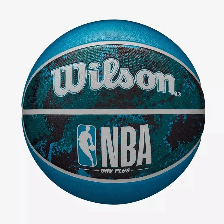 Wilson NBA DRV Plus Vibe Black Blue Basketball [WS]