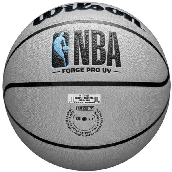 Wilson NBA Forge Pro UV Grey Size 7 Basketball [WS]