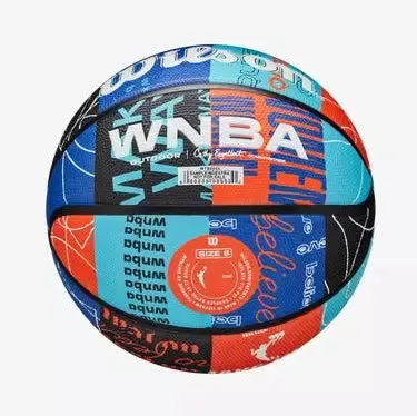 Wilson WNBA Heir DNA Size 6 Outdoor Blue Orange Basketball [WS]