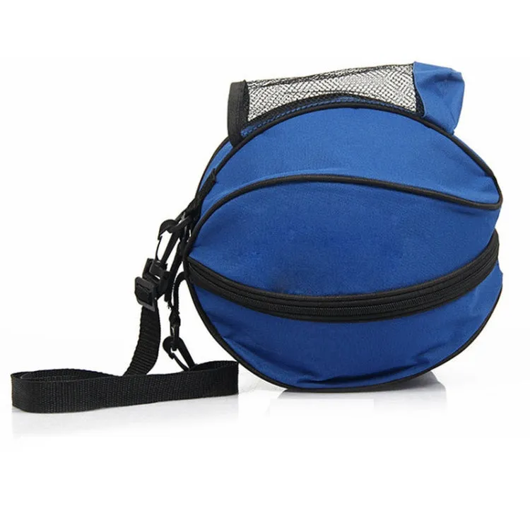 WJ0122 Outdoor Sports One-Shoulder Volleyball Basketball Football Backpack(Blue)