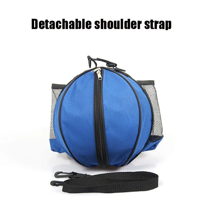 WJ0122 Outdoor Sports One-Shoulder Volleyball Basketball Football Backpack(Blue)