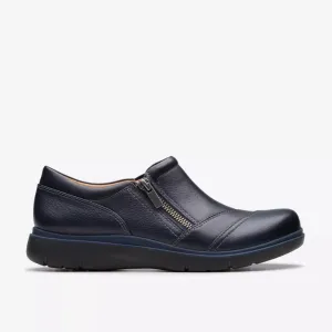 Women's Clarks Certina Pure 26179818 Color: Navy Leather