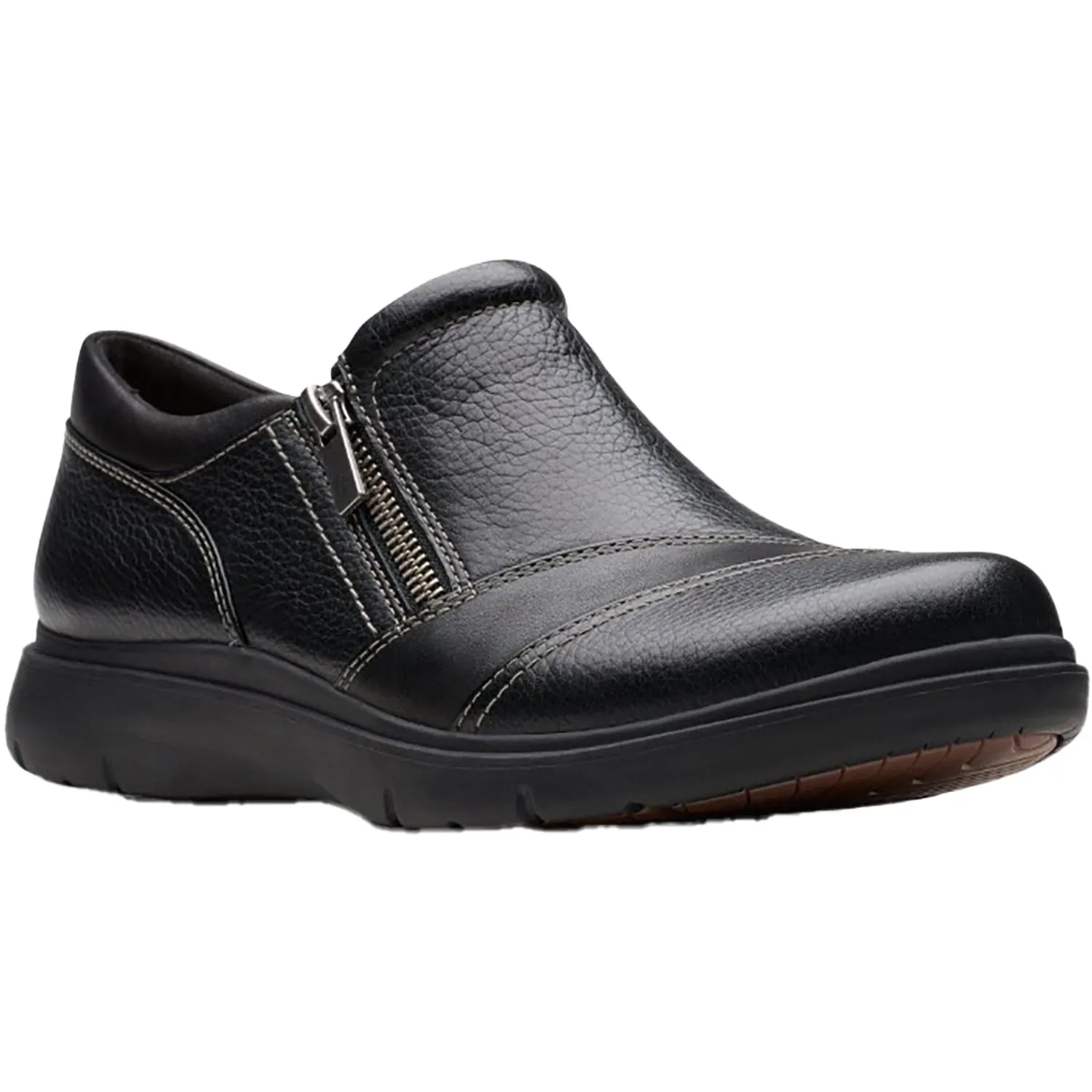 Women's Clarks Certina Pure Black Leather