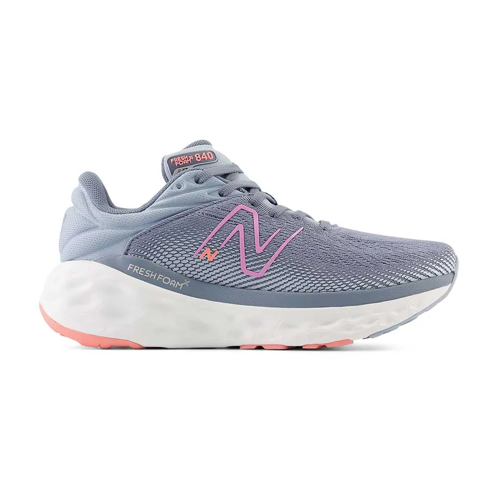 Women's Fresh Foam X 840v1 Running Shoe- Arctic Grey/Raspberry - Extra Wide (2E)