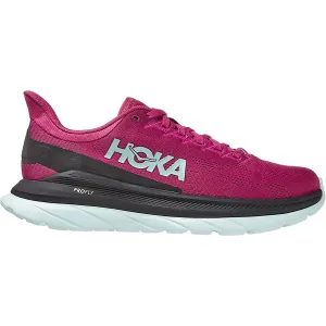 Women's Hoka One One Mach 4 Festival Fuchsia/Black Mesh