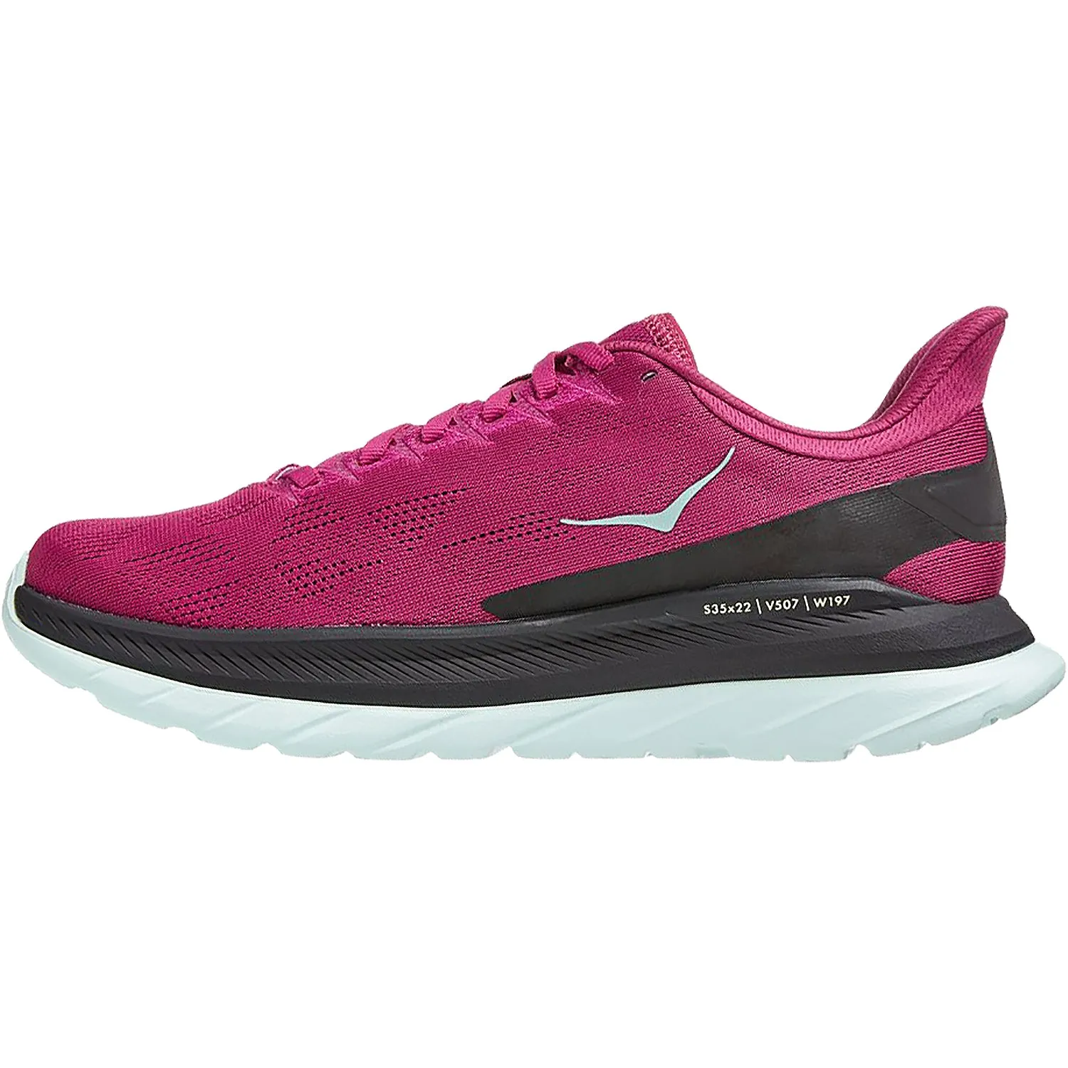 Women's Hoka One One Mach 4 Festival Fuchsia/Black Mesh